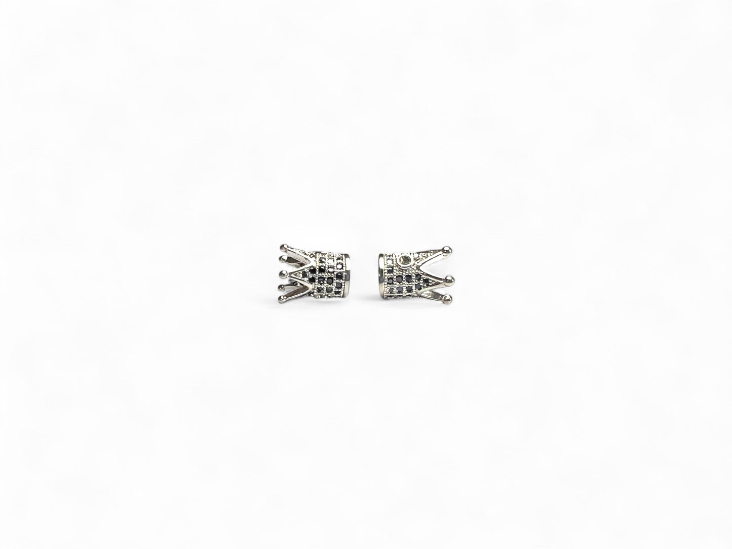 Beads Spacer, Charms, Finding Long Crown Shape Pack of 2