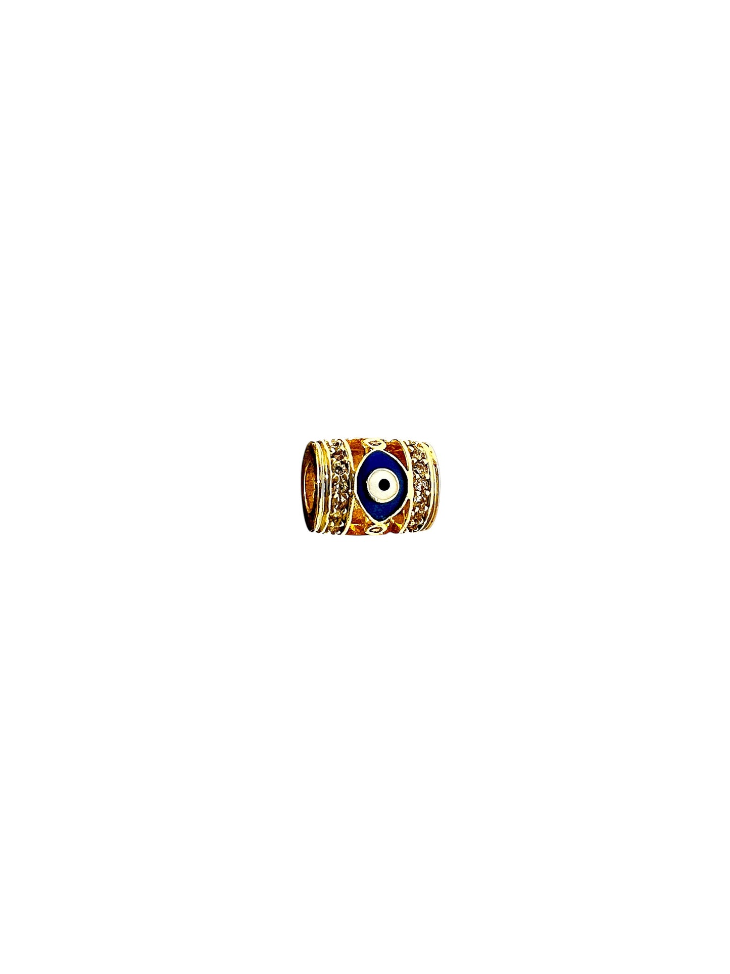 Evil Eye Charm Beads for Jewelry Making – Pack of 2