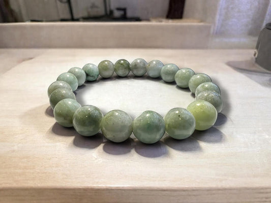 Green Myanmar(Burmese) Jade Bracelet Natural Handmade for Prosperity, Protection, For Jewelry Necklaces, Bracelets Crafting