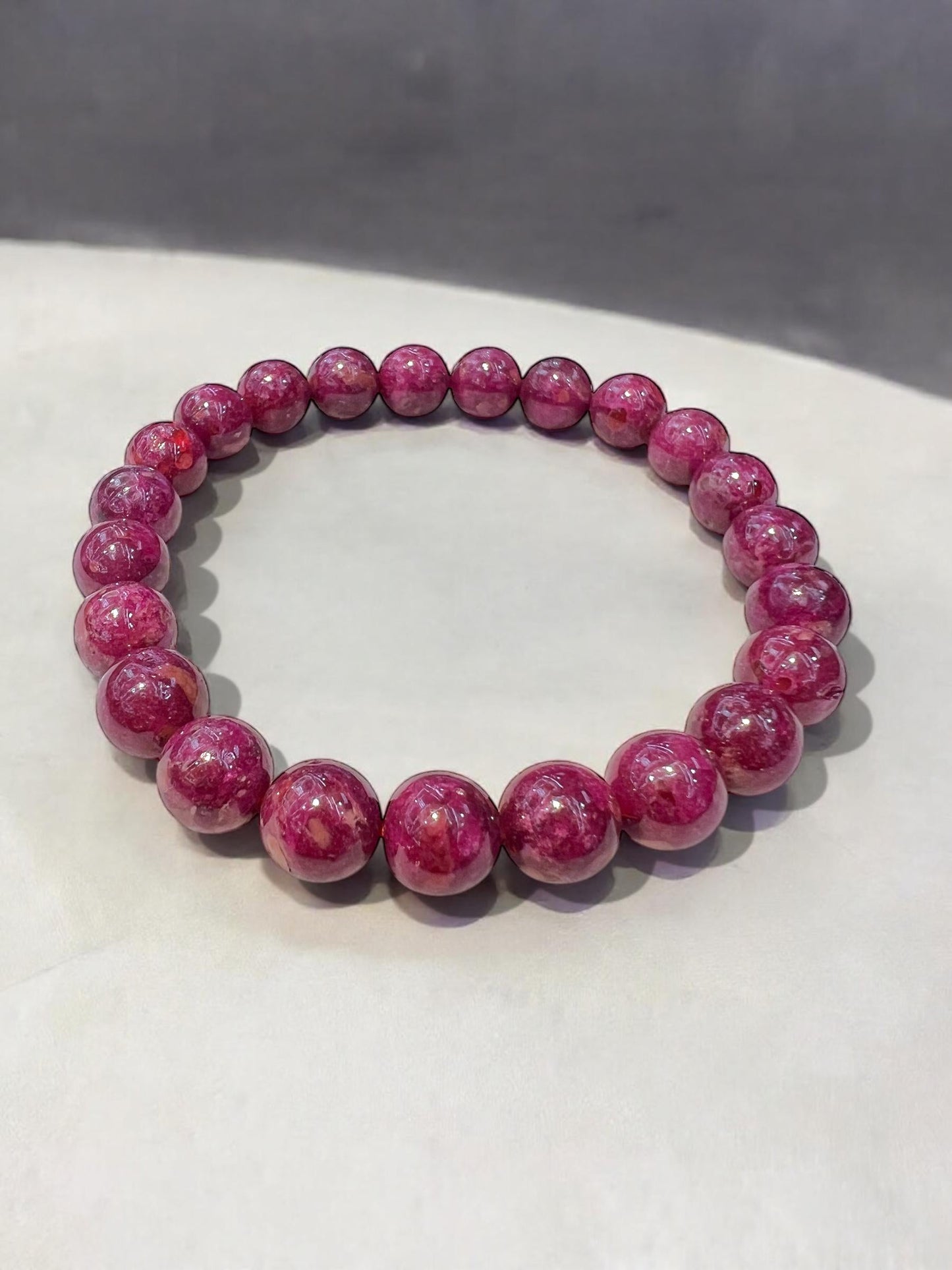 Ruby Bracelet Natural, Handmade Crystal Jewelry Handmade for Prosperity, Protection, For Jewelry Necklaces, Bracelets Crafting