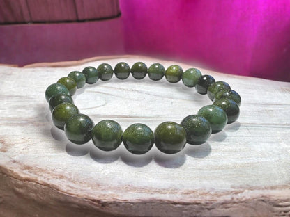 Dark Green Myanmar(Burmese) Jade Bracelet Natural Handmade for Prosperity, Protection, For Jewelry Necklaces, Bracelets Crafting