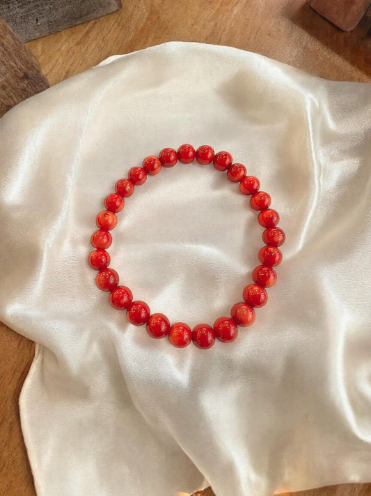 Coral Bracelet – Natural, Handmade, Ocean-Inspired Healing Jewelry Jewelry String for Necklaces, Bracelets Crafting