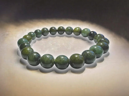 Dark Green Myanmar(Burmese) Jade Bracelet Natural Handmade for Prosperity, Protection, For Jewelry Necklaces, Bracelets Crafting