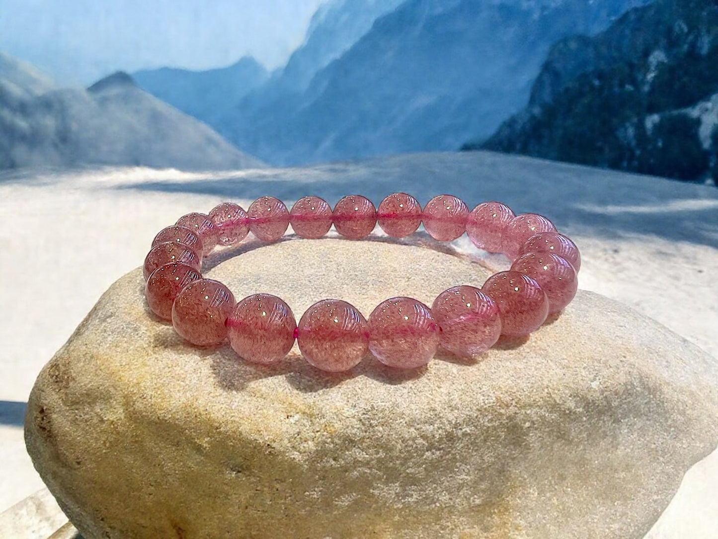 Pink Strawberry Quartz