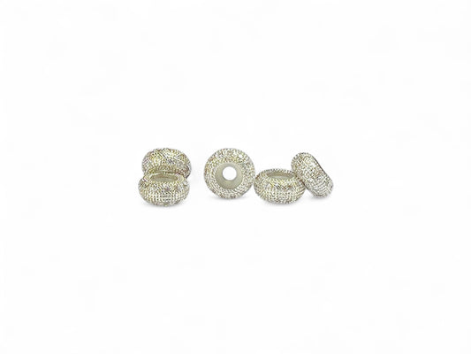 Beads Spacer, Charms, Finding Donut Shape Pack of 2