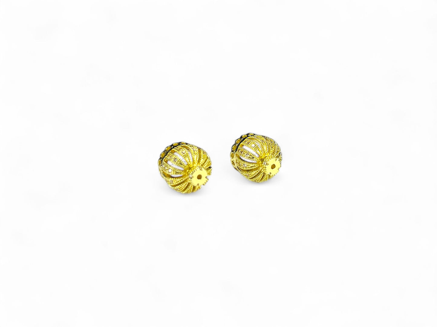 Beads Spacer, Charms, Finding Crown Shape Pack of 2