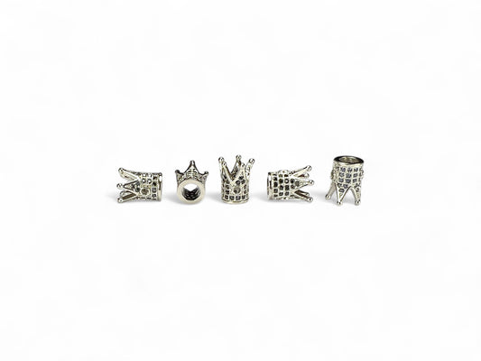 Beads Spacer, Charms, Finding Long Crown Shape Pack of 2