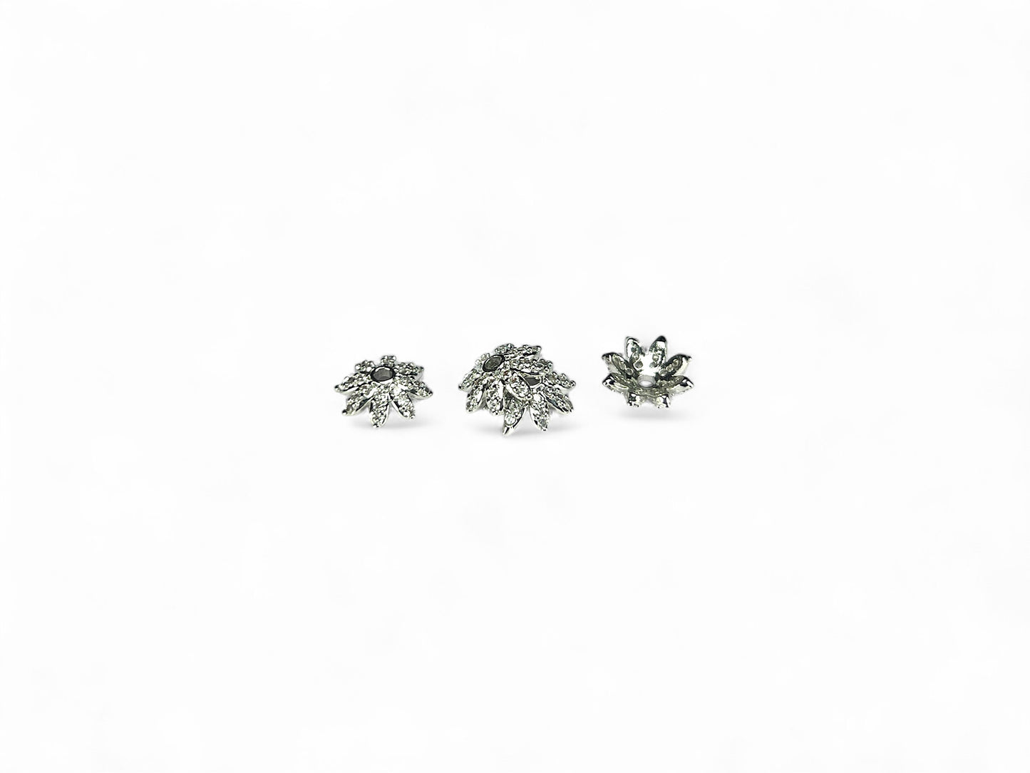 Beads Spacer, Charms, Finding Flower Shape Pack of 2