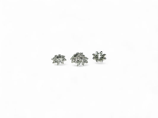 Beads Spacer, Charms, Finding Flower Shape Pack of 2