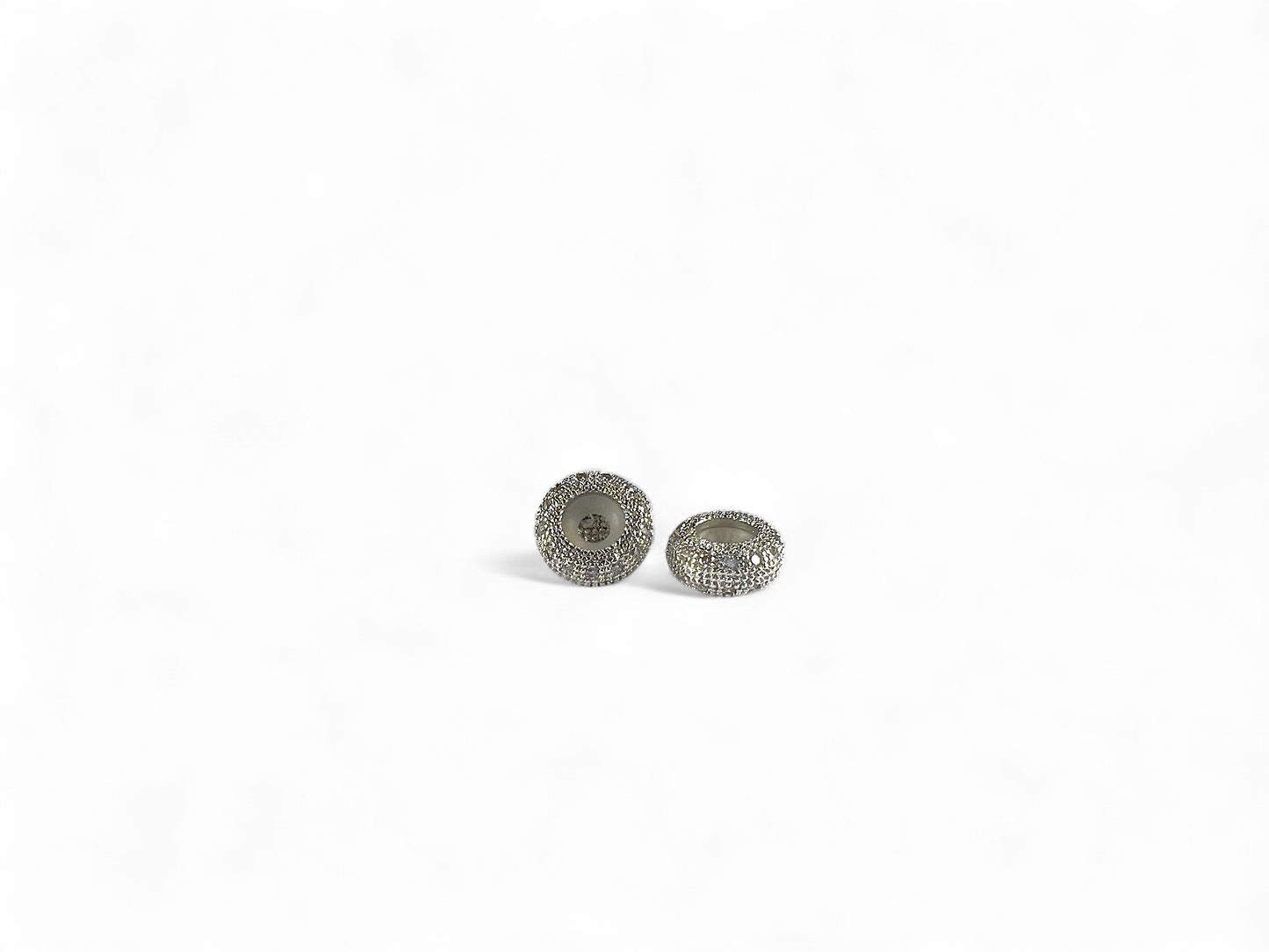 Beads Spacer, Charms, Finding Donut Shape Pack of 2