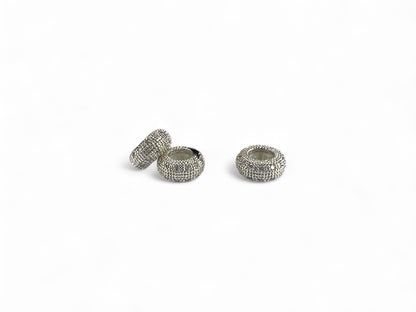 Beads Spacer, Charms, Finding Donut Shape Pack of 2