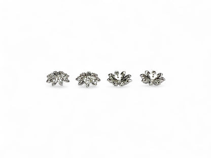 Beads Spacer, Charms, Finding Flower Shape Pack of 2