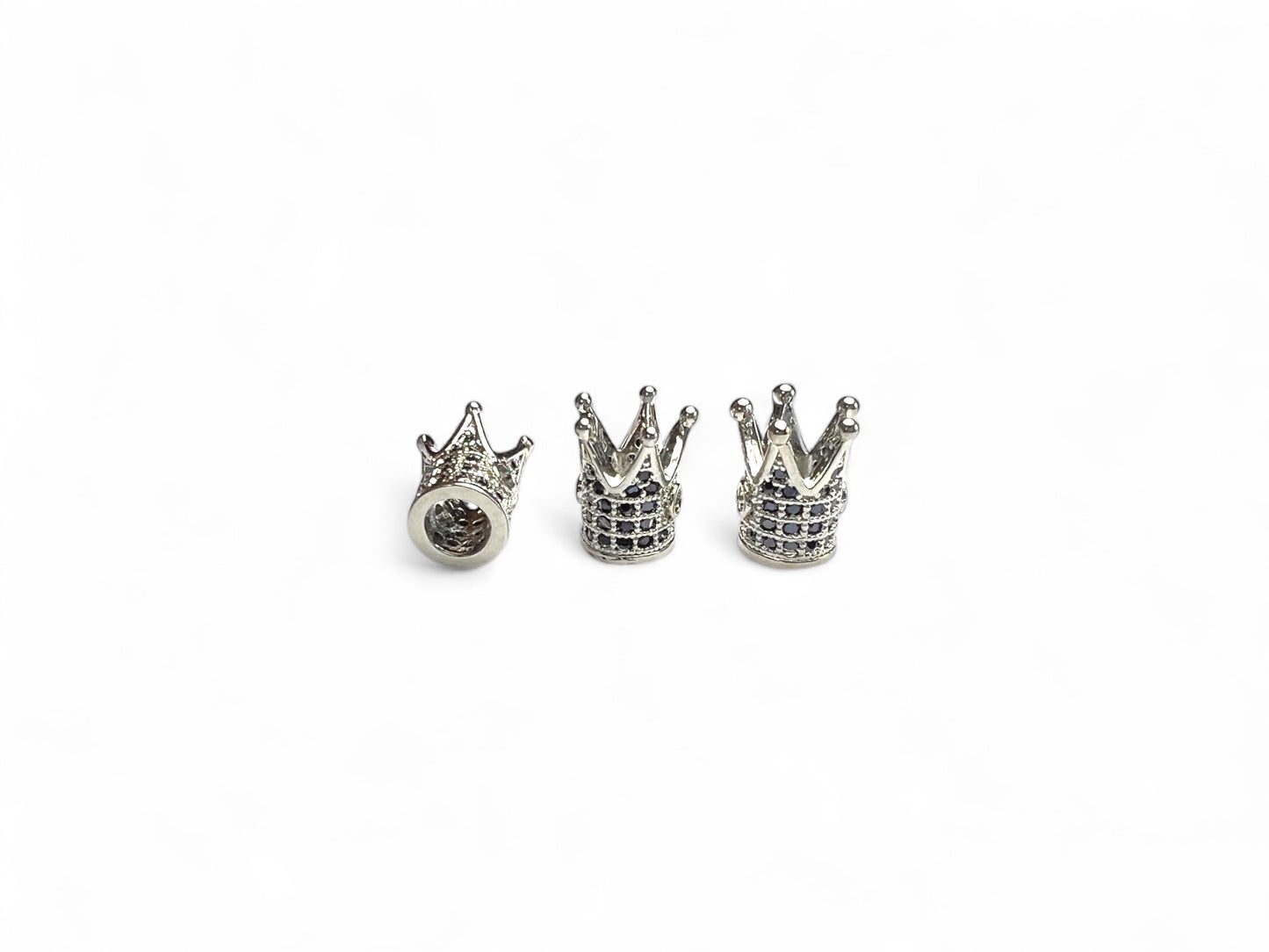 Beads Spacer, Charms, Finding Long Crown Shape Pack of 2