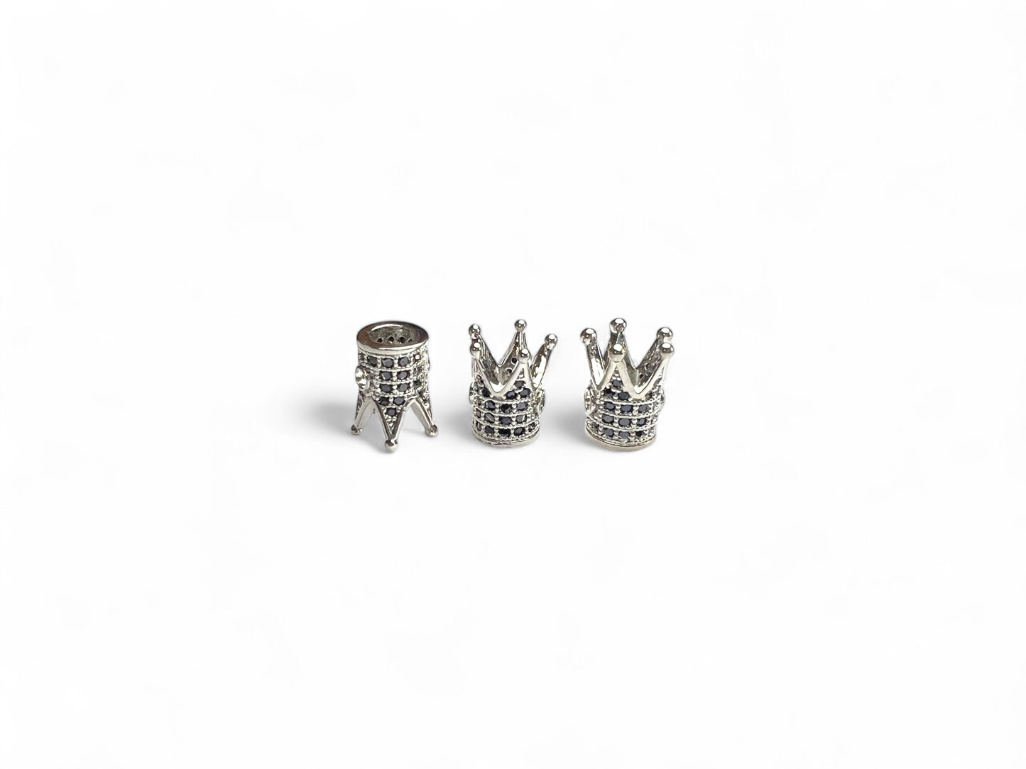 Beads Spacer, Charms, Finding Long Crown Shape Pack of 2
