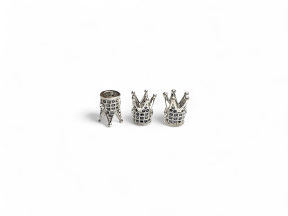 Beads Spacer, Charms, Finding Long Crown Shape Pack of 2