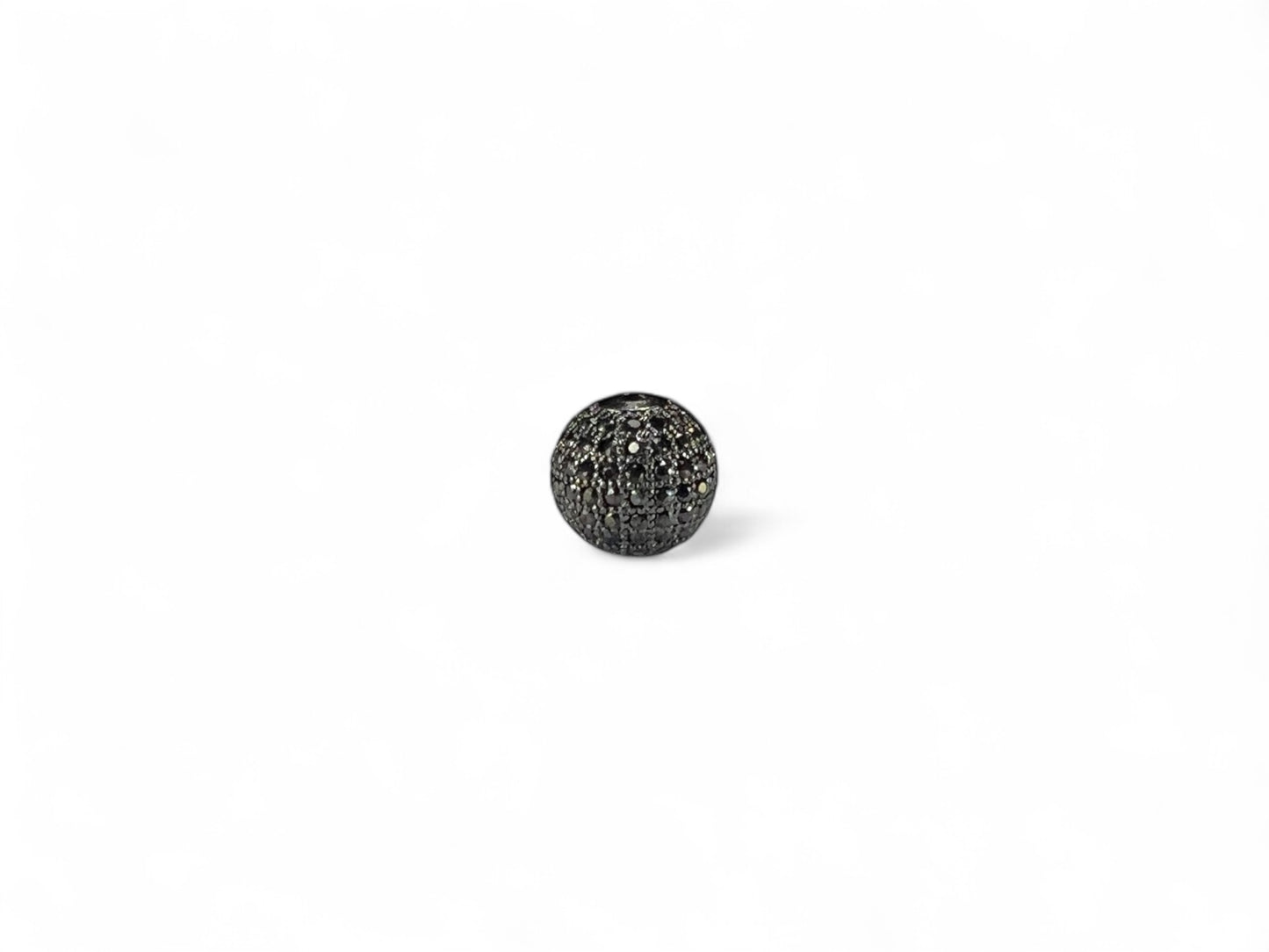 Beads Spacer, Charms, Finding Ball Shape Black Colour Pack of 2