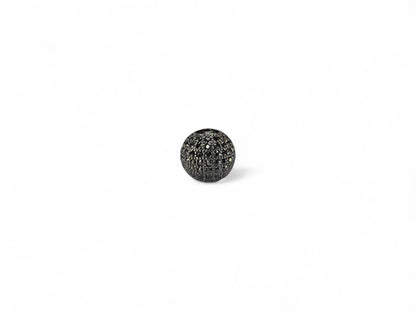 Beads Spacer, Charms, Finding Ball Shape Black Colour Pack of 2