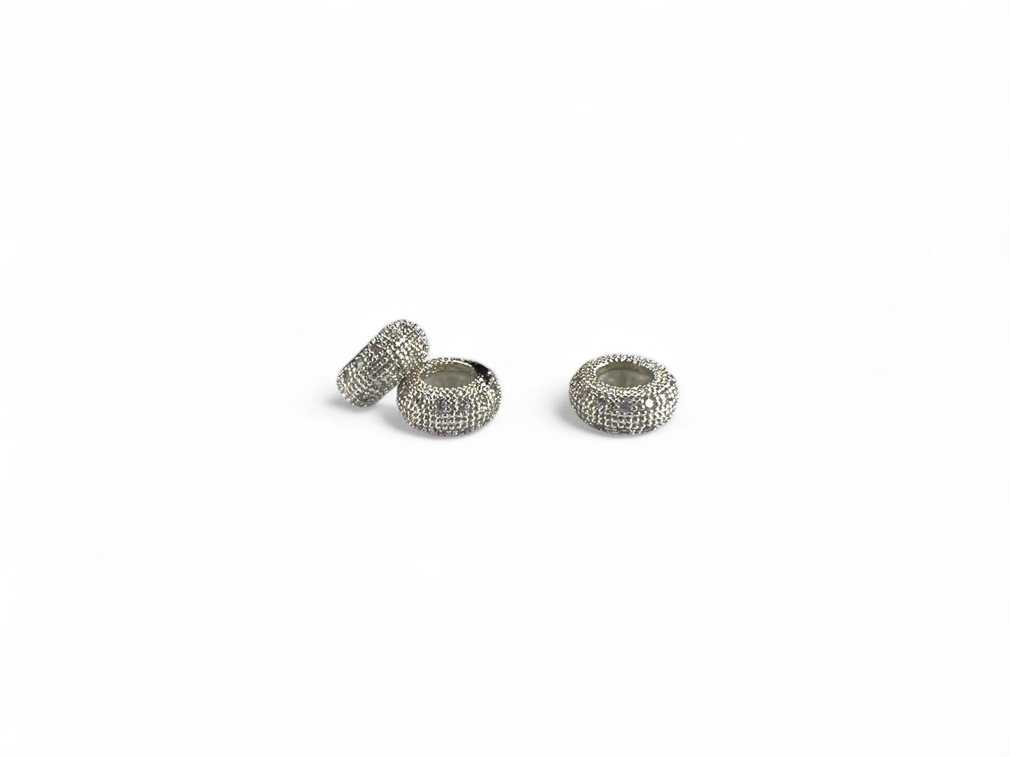 Beads Spacer, Charms, Finding Donut Shape Pack of 2