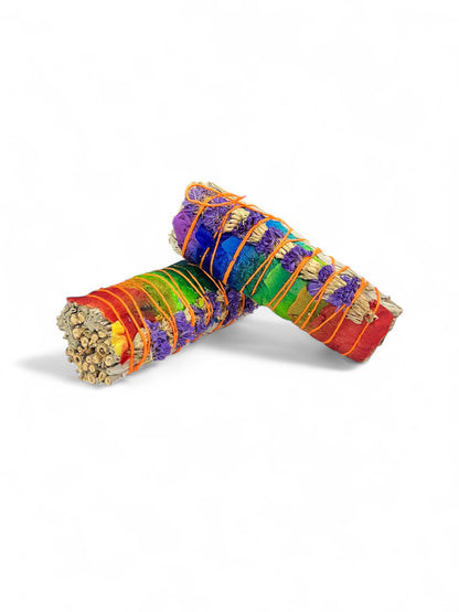 Smudge Kit – Rainbow Rose Sage Bundle Pack of 2