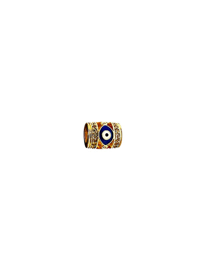 Evil Eye Charm Beads for Jewelry Making – Pack of 2
