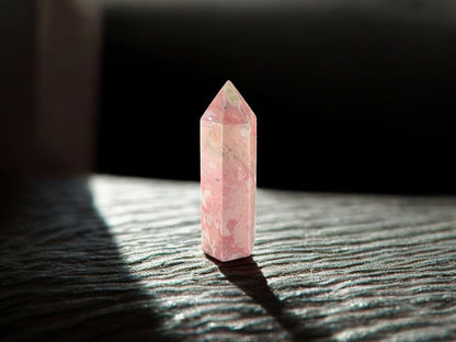 Lepidolite Tower Points Obelisk
