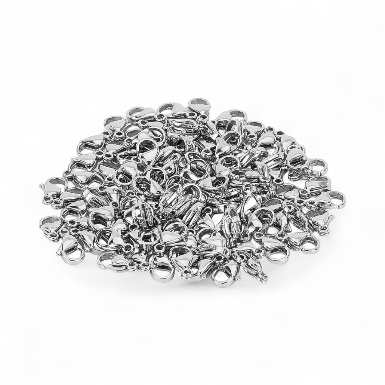 Stainless Steel Lobster Claw Clasps (10 Pcs)