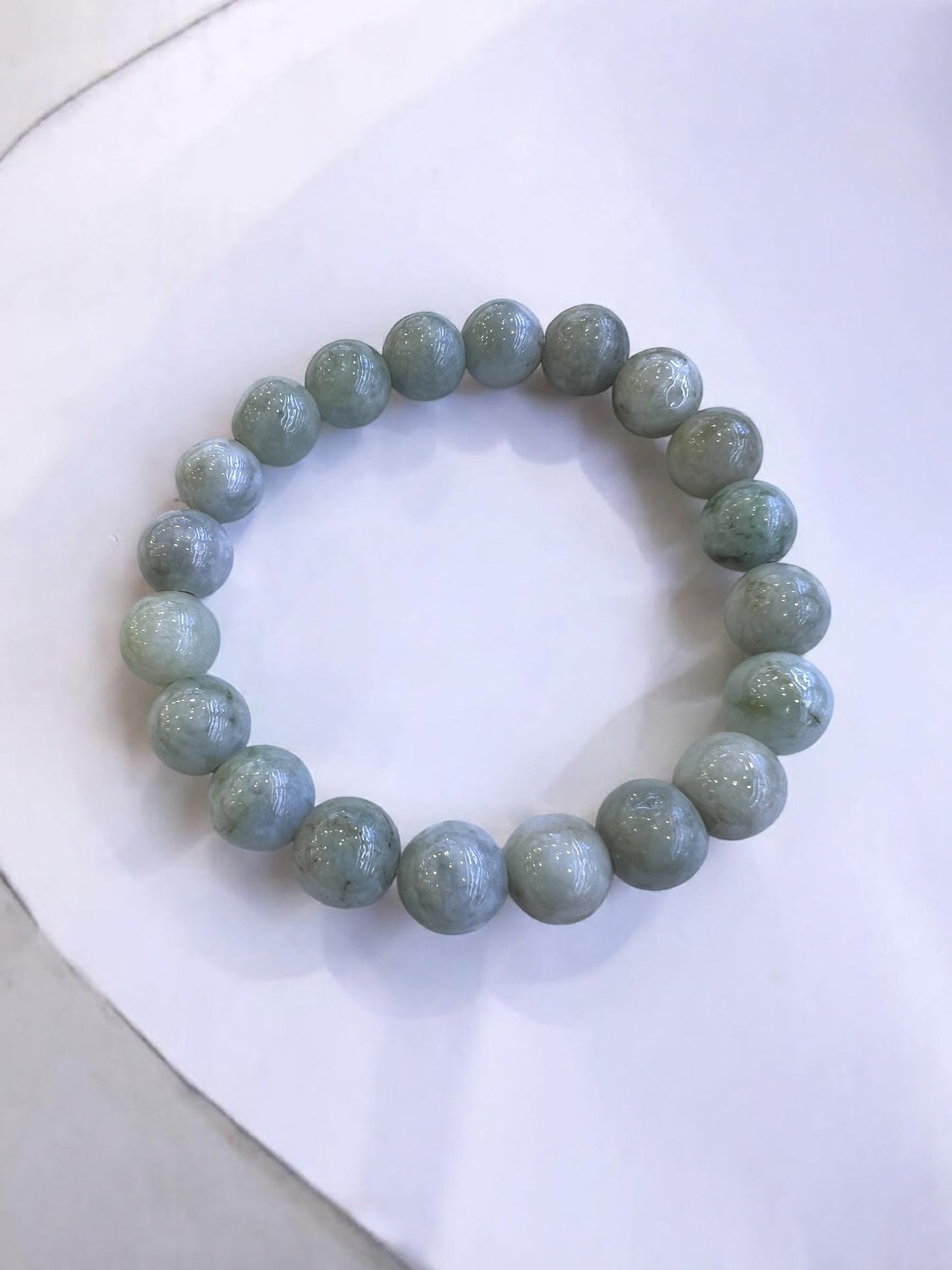 Light Green Myanmar(Burmese) Jade Bracelet Natural Handmade for Prosperity, Protection, For Jewelry Necklaces, Bracelets Crafting
