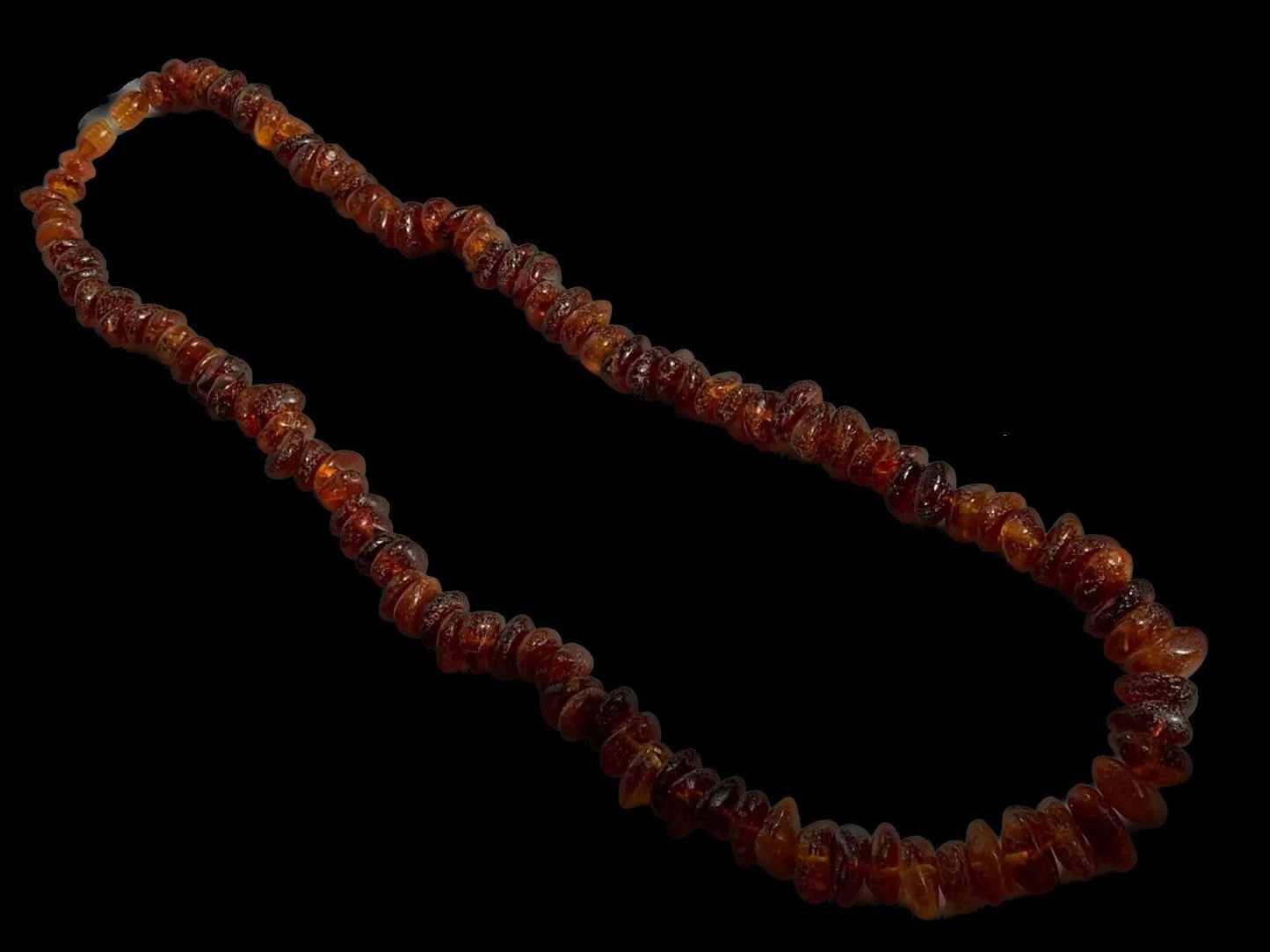 Natural Amber Beads – 5-6mm Smooth Gemstone Strand, 18 Inch Length Perfect for Jewelry Crafting Necklaces, Bracelets Crafting & Accessories